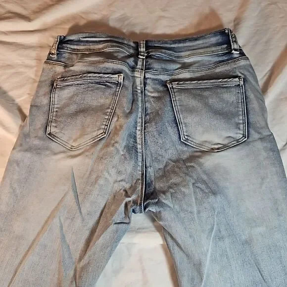 Bamboo Acid Wash Jeggings Size 13 - Picture 6 of 7